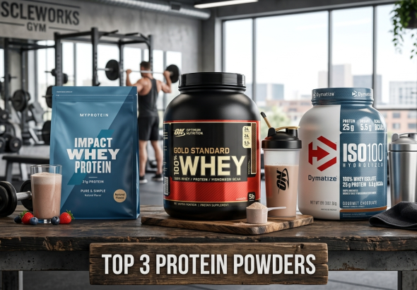 Top 3 Power Pack Tested Protein Powders for Muscle Gain
