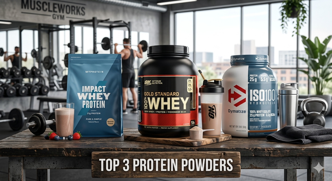 Top 3 Power Pack Tested Protein Powders for Muscle Gain